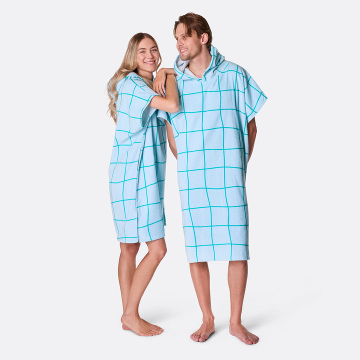 Blue Pool Towel Poncho