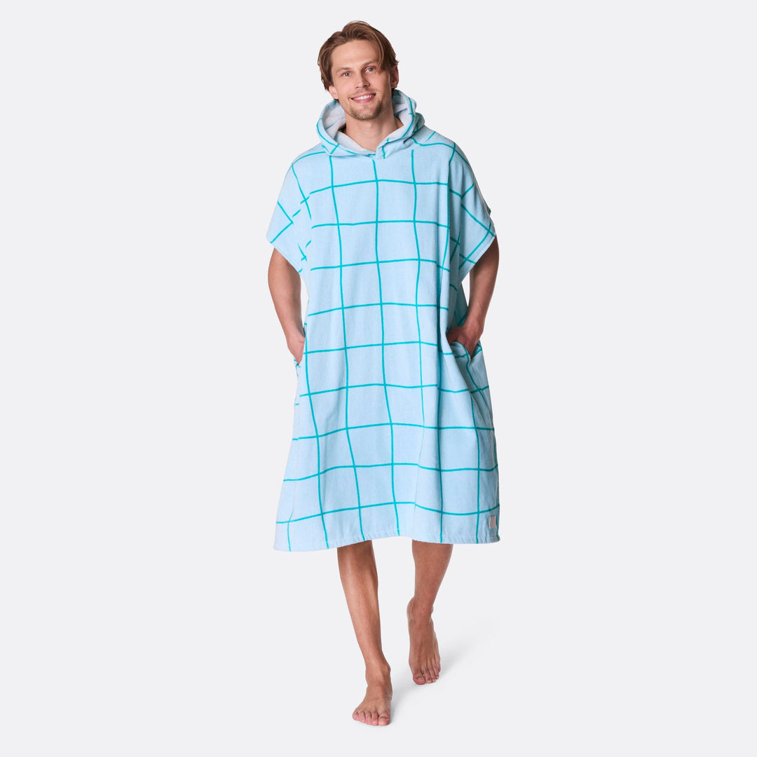 Blue Pool Towel Poncho