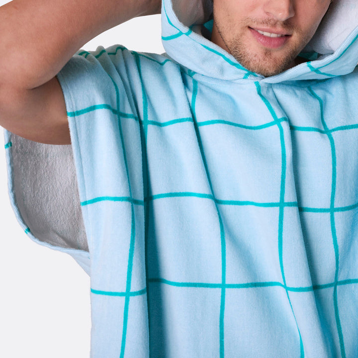 Blue Pool Towel Poncho