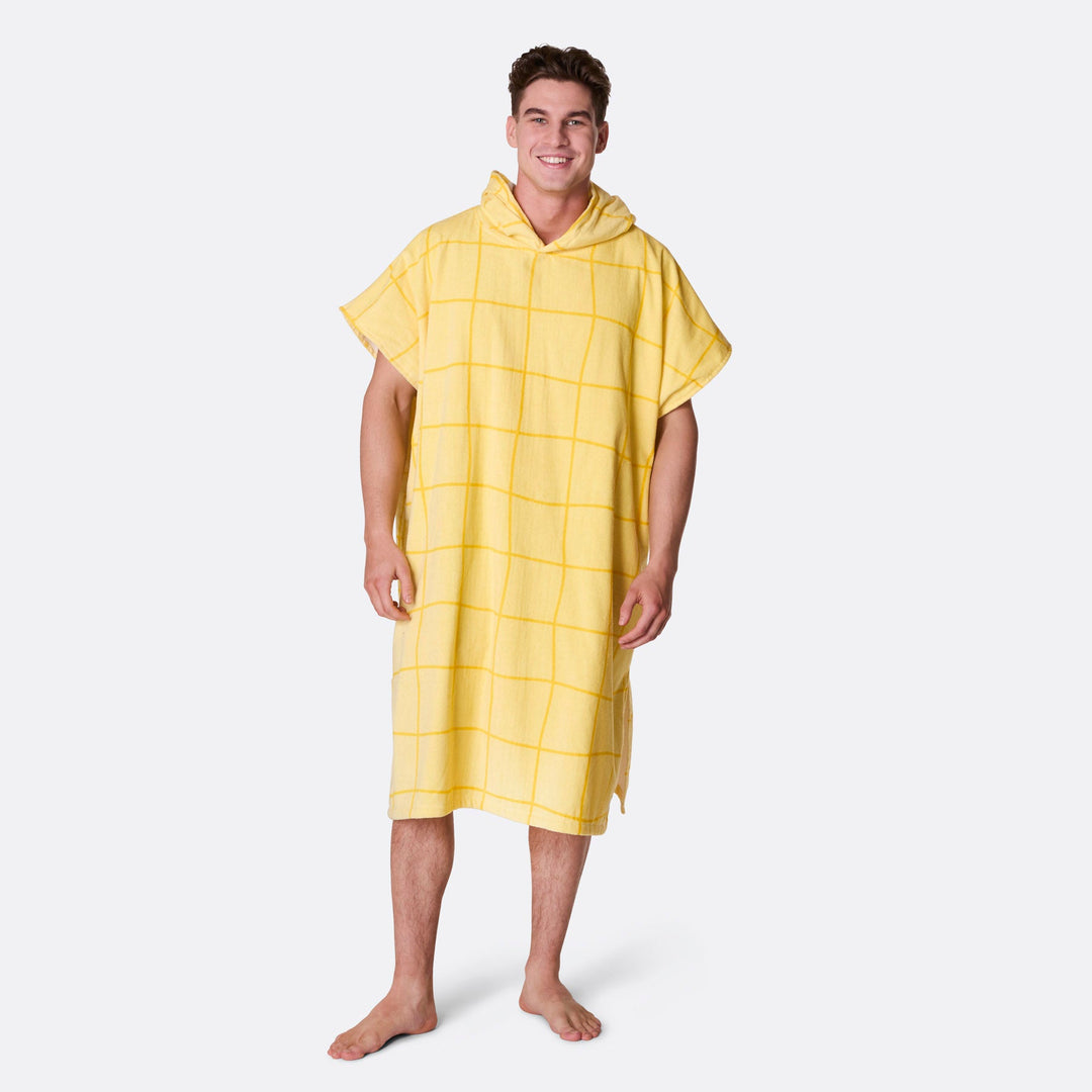 Yellow Pool Towel Poncho