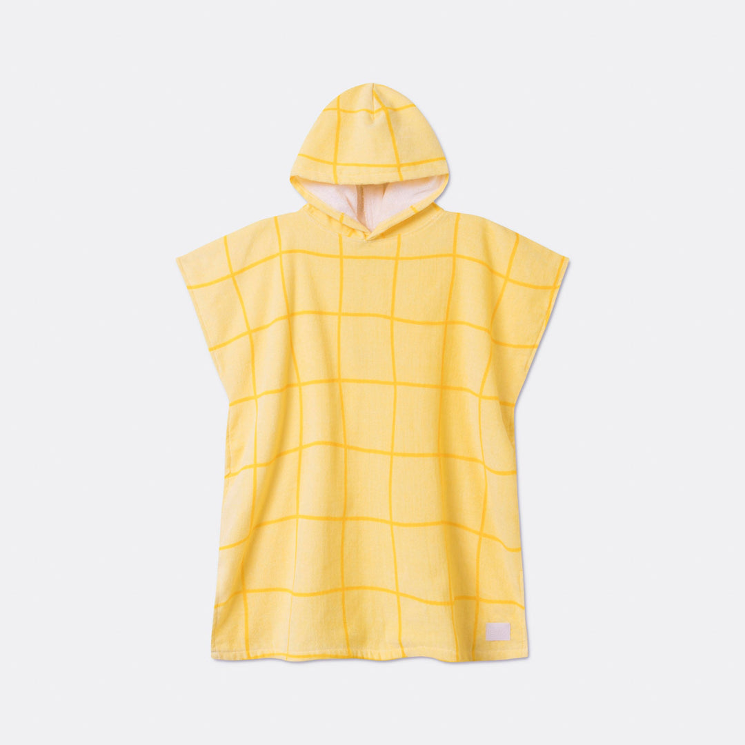 Kids' Yellow Pool Towel Poncho