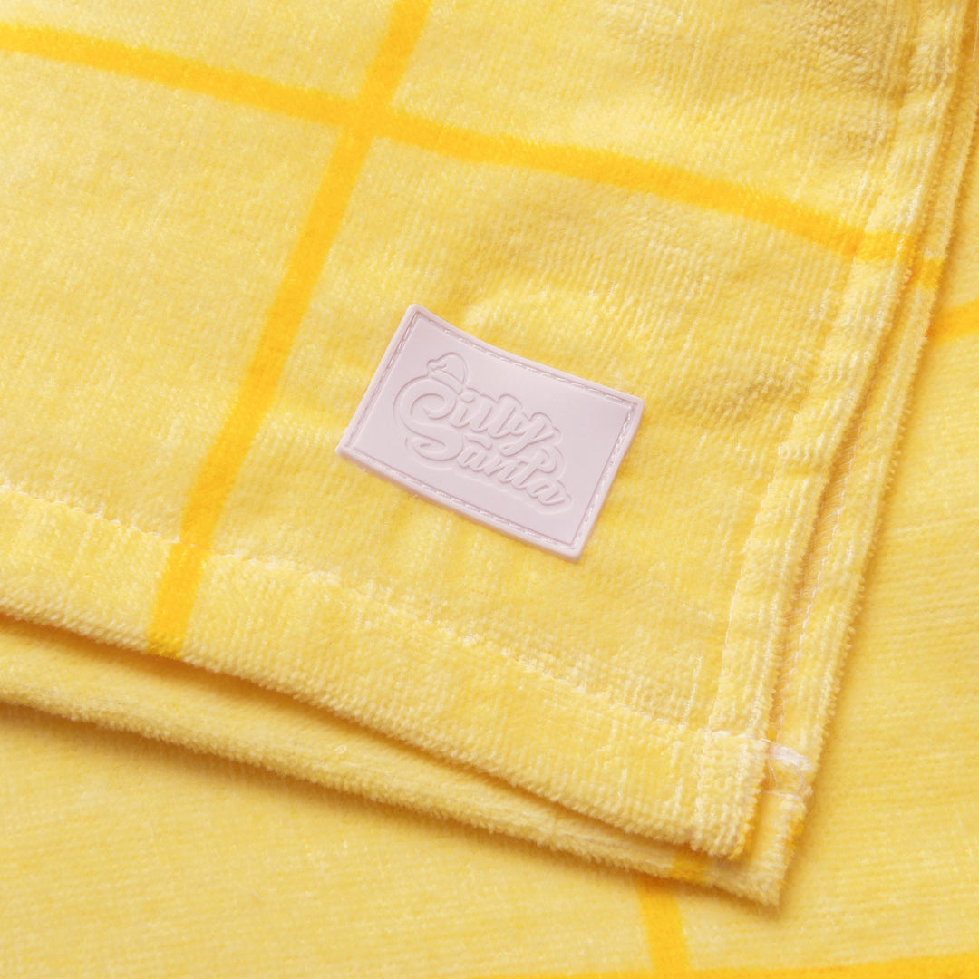 Yellow Pool Towel Poncho