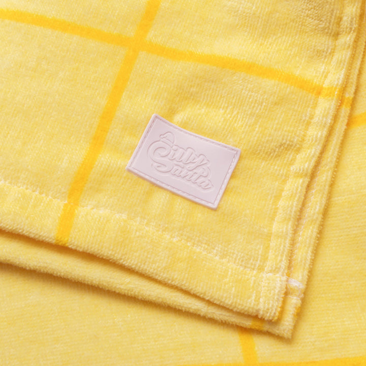Yellow Pool Towel Poncho