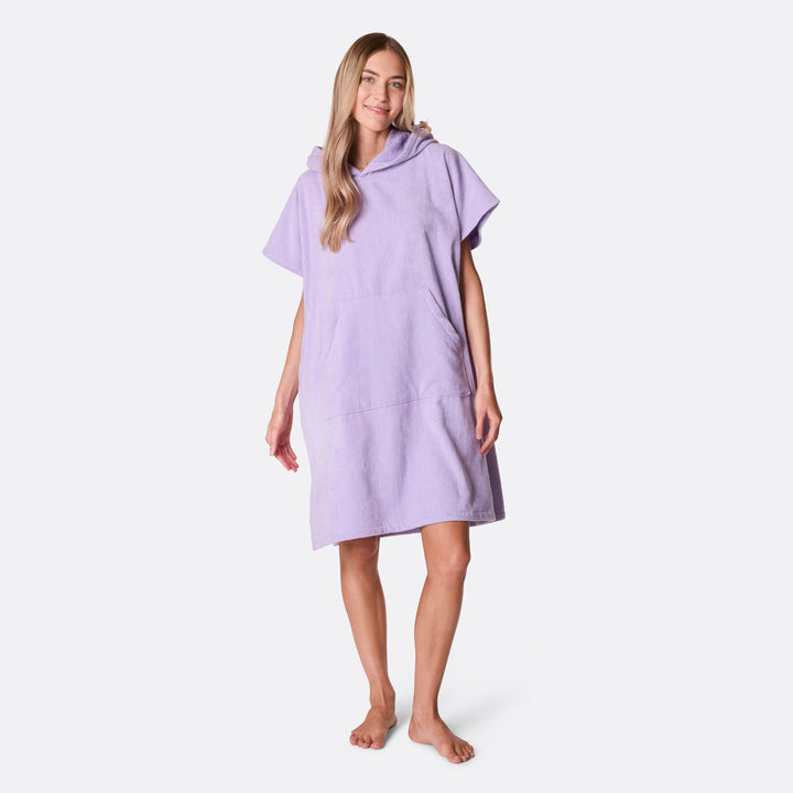 Purple Towel Poncho