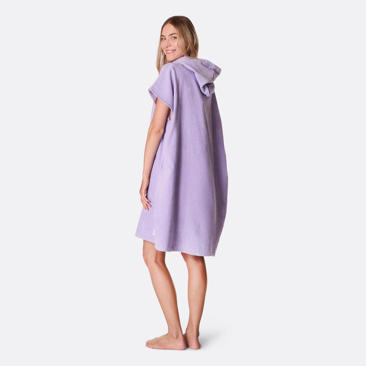 Purple Towel Poncho