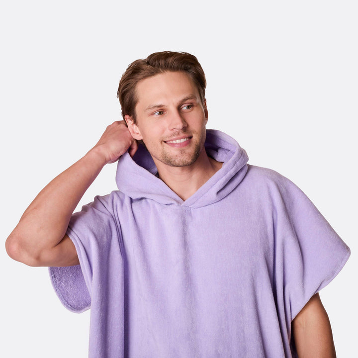 Purple Towel Poncho
