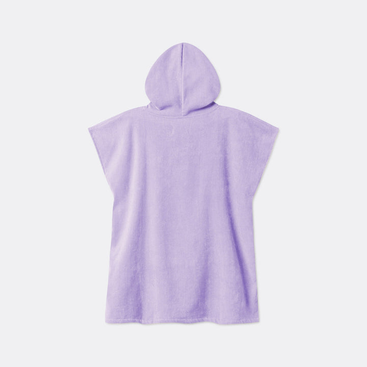 Kids' Purple Towel Poncho