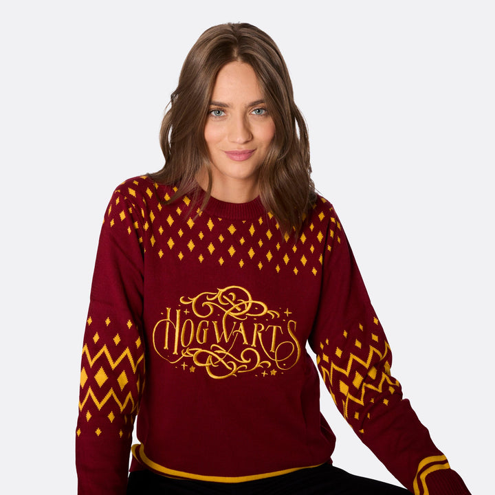 Women's Hogwarts Christmas Sweater