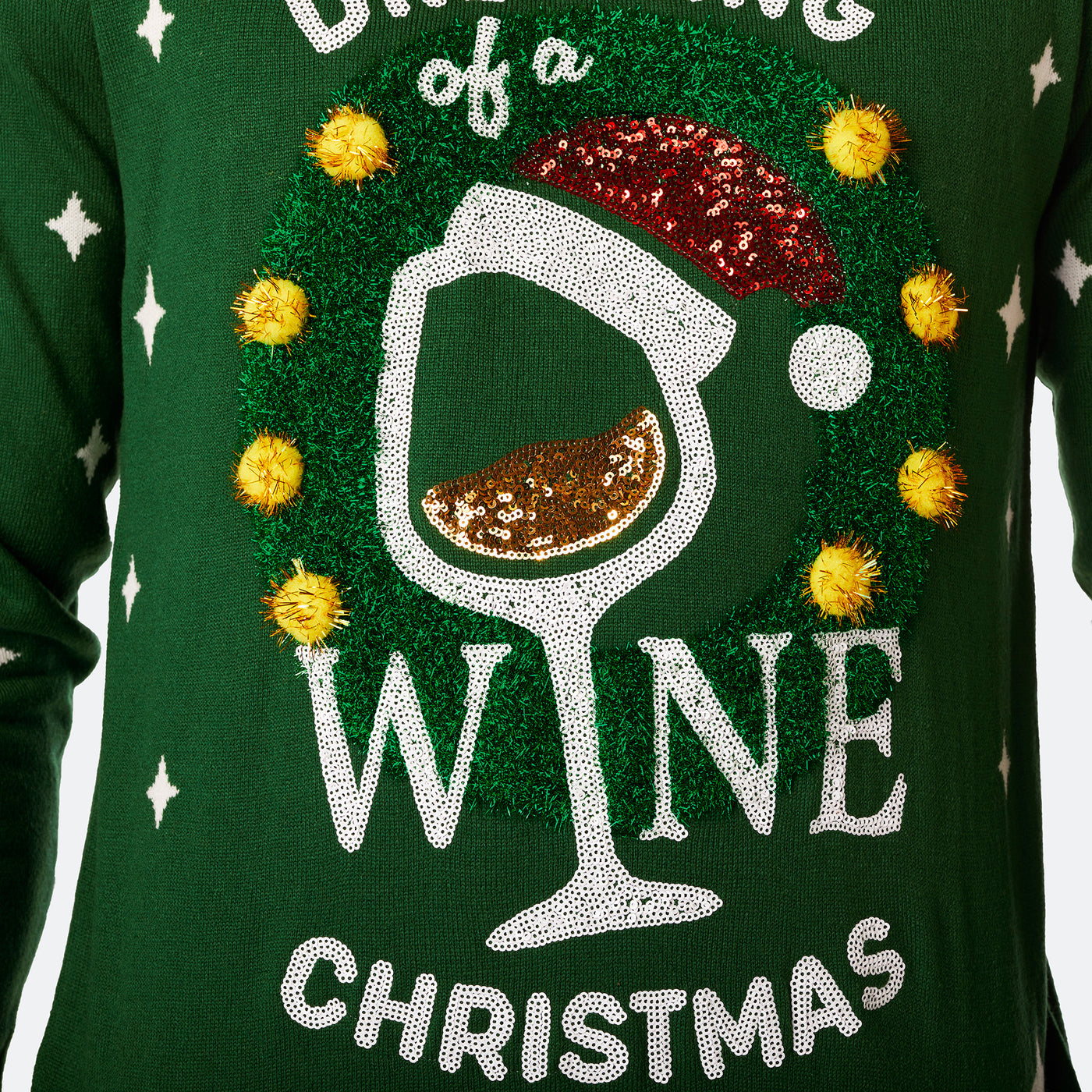 Women's Wine Christmas Sweater