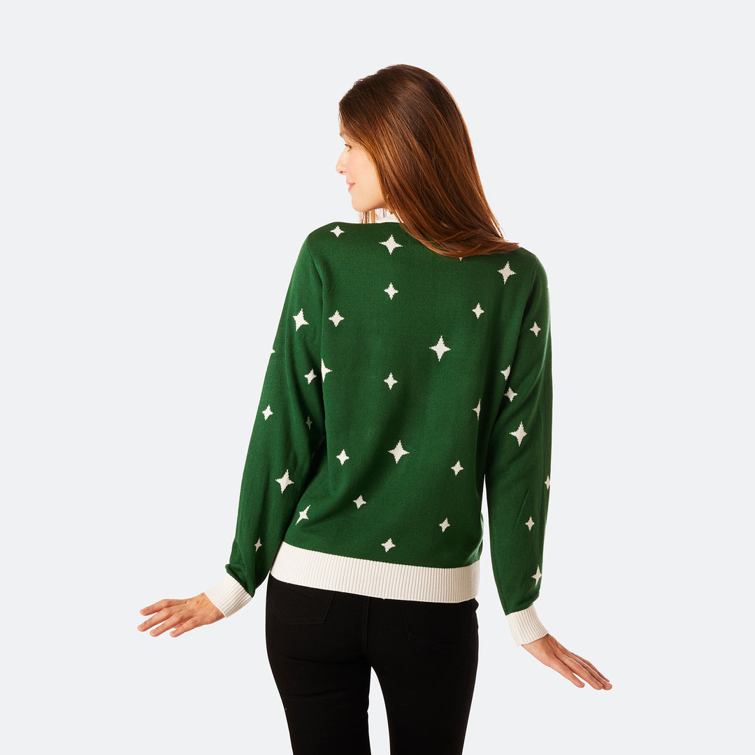 Women's Wine Christmas Sweater