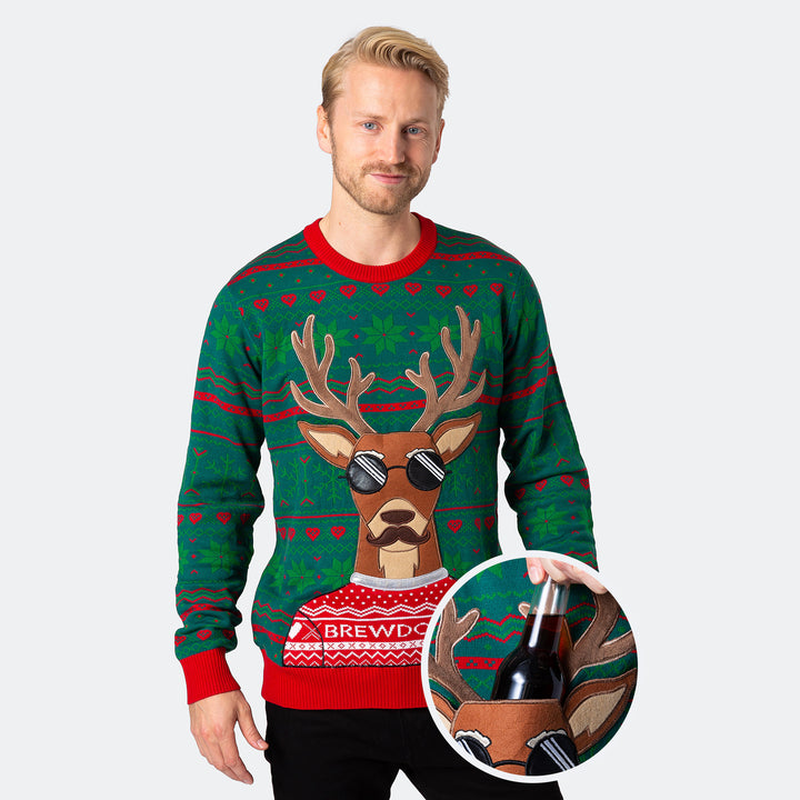 Men's Brewdolph Christmas Sweater