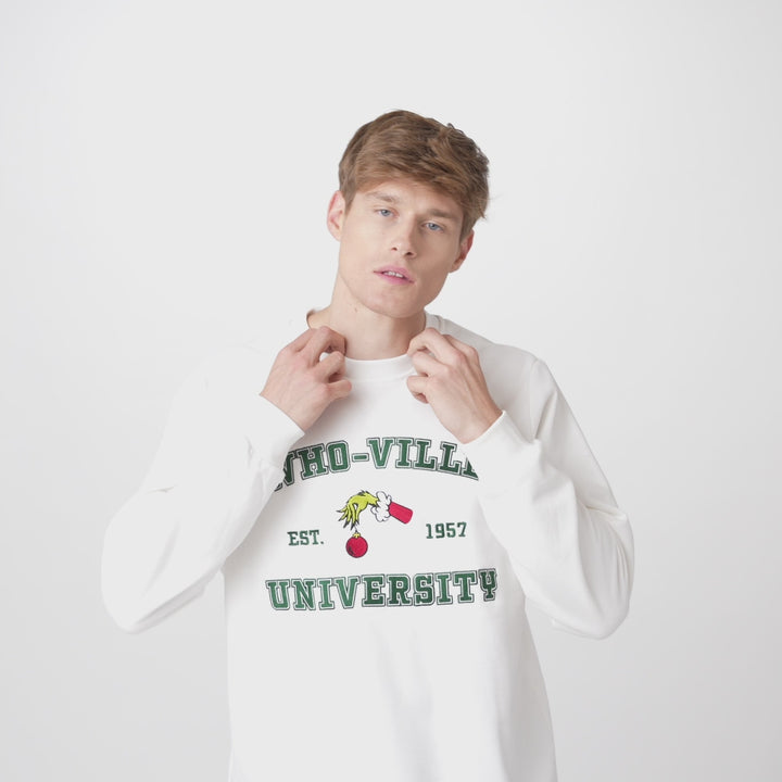 Men's Who-Ville University Christmas Sweatshirt