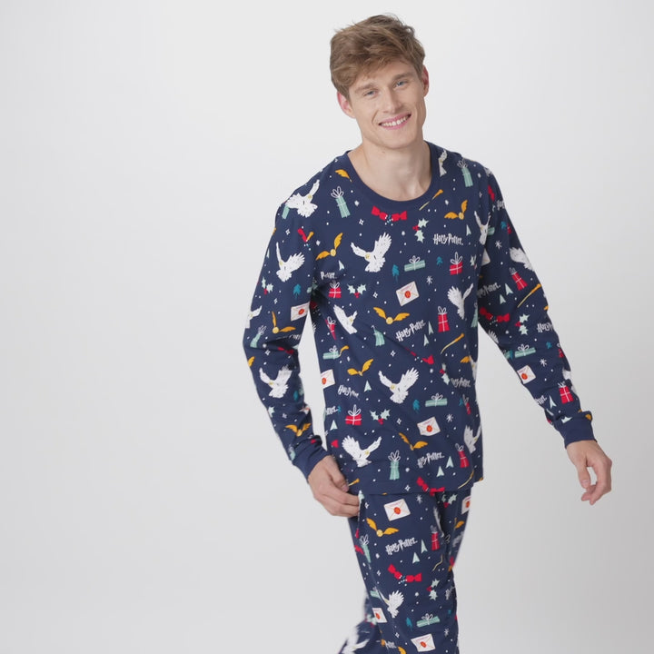 Men's Blue Harry Potter Pyjamas