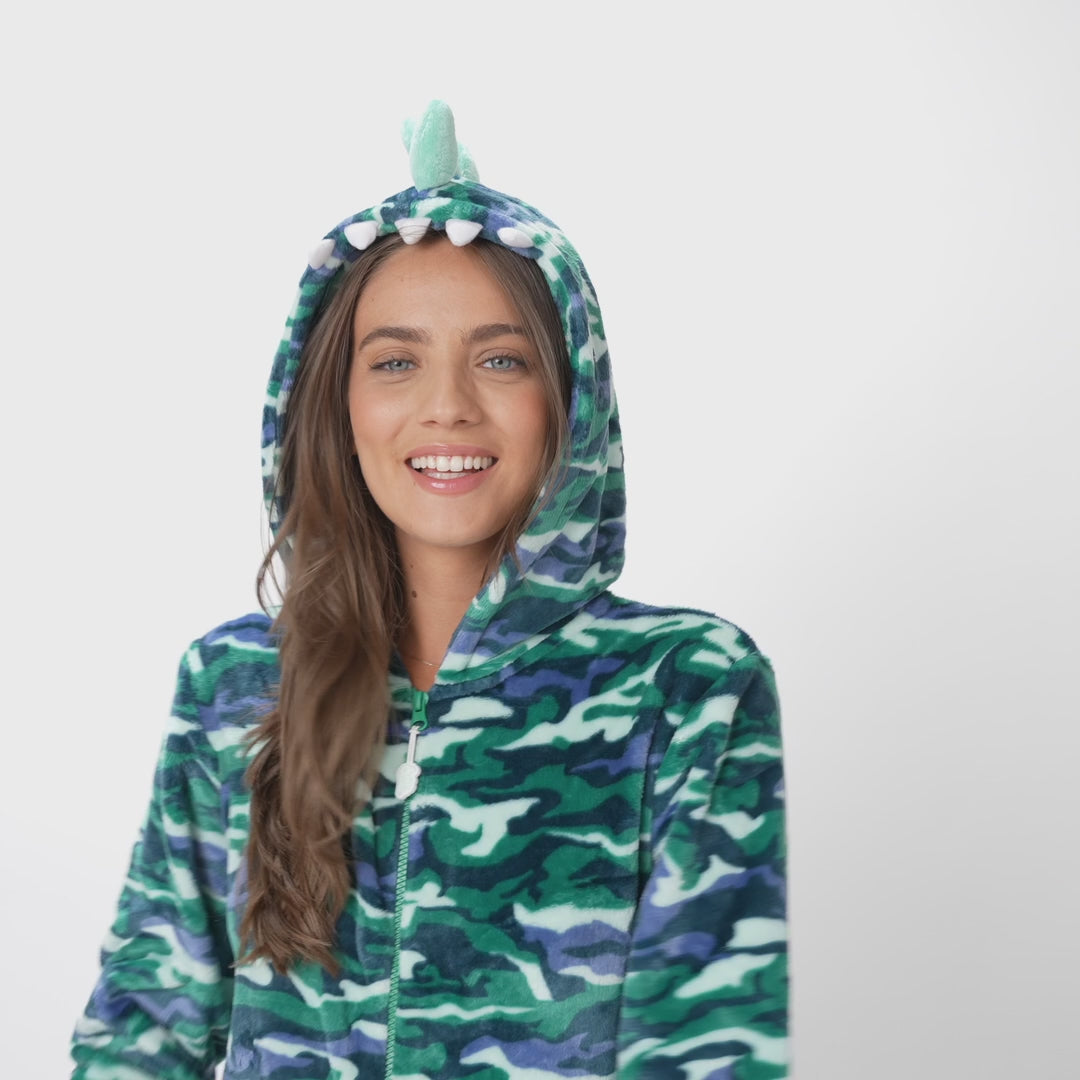 Women's Dinosaur Onesie