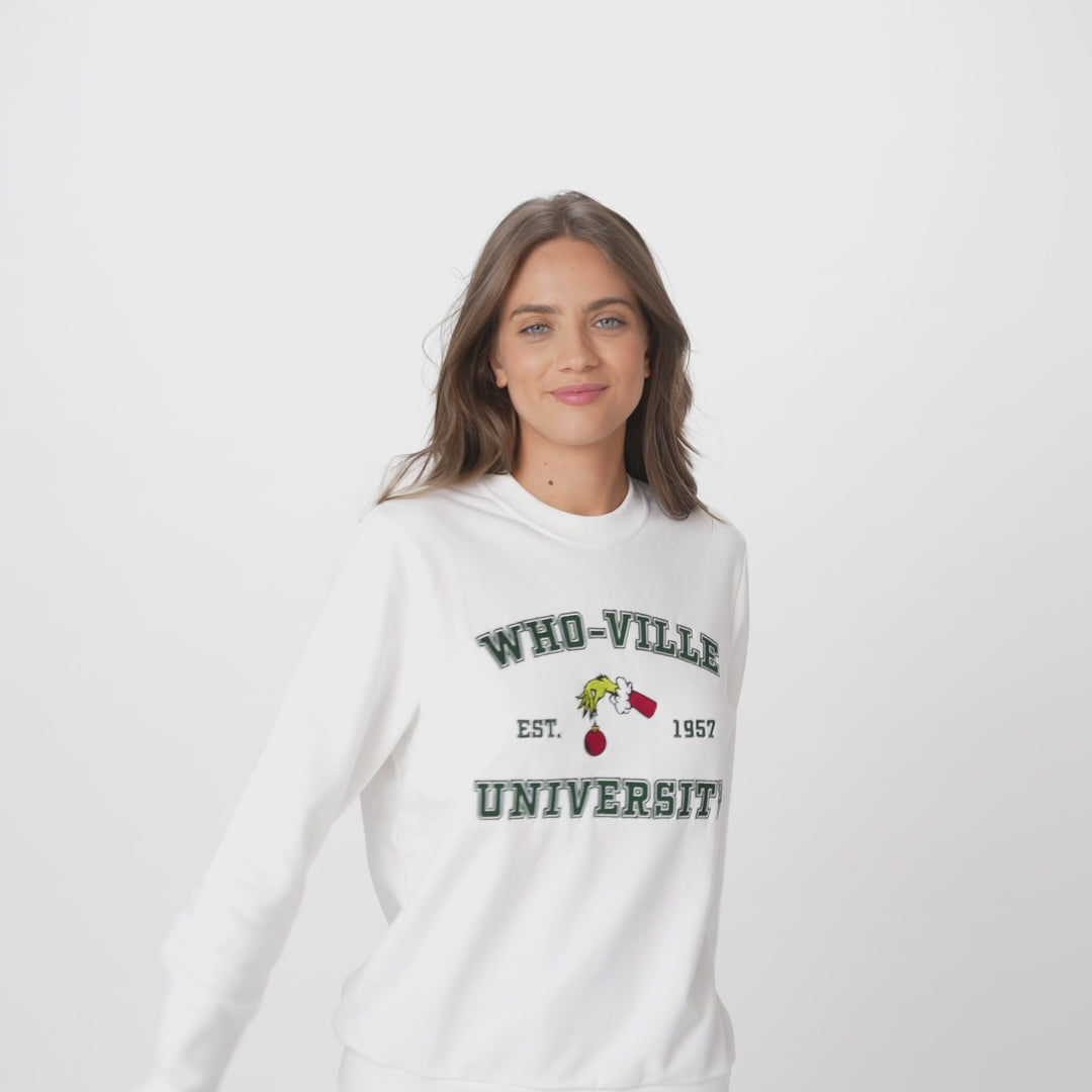 Women's Who-Ville University Christmas Sweatshirt