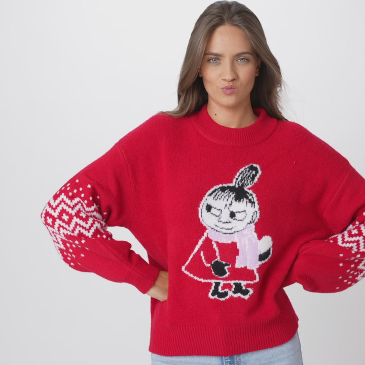 Women's Little My Oversized Christmas Sweater