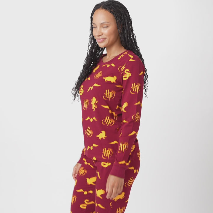 Women's Red Harry Potter Pyjamas