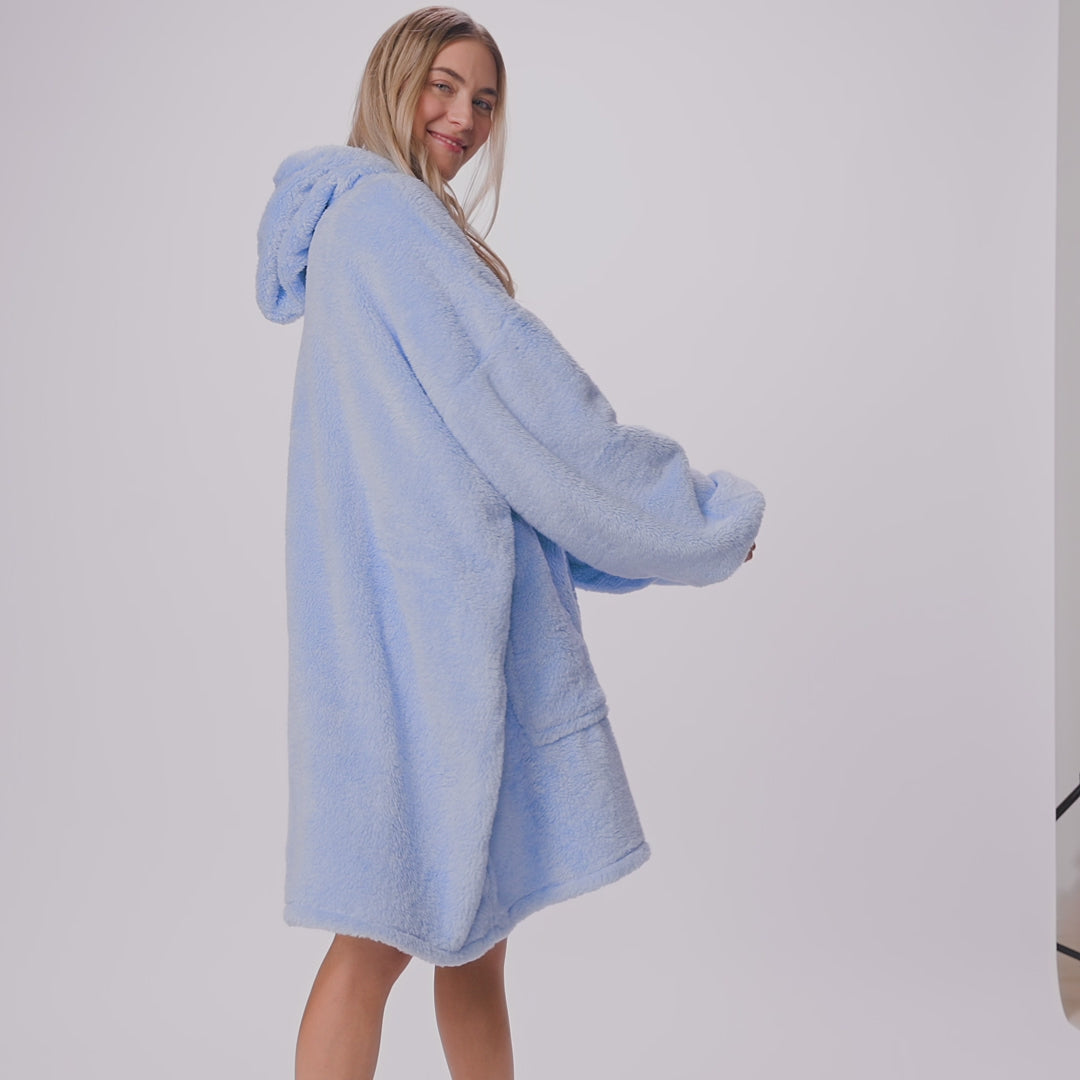 Blue Teddy HappyHoodie