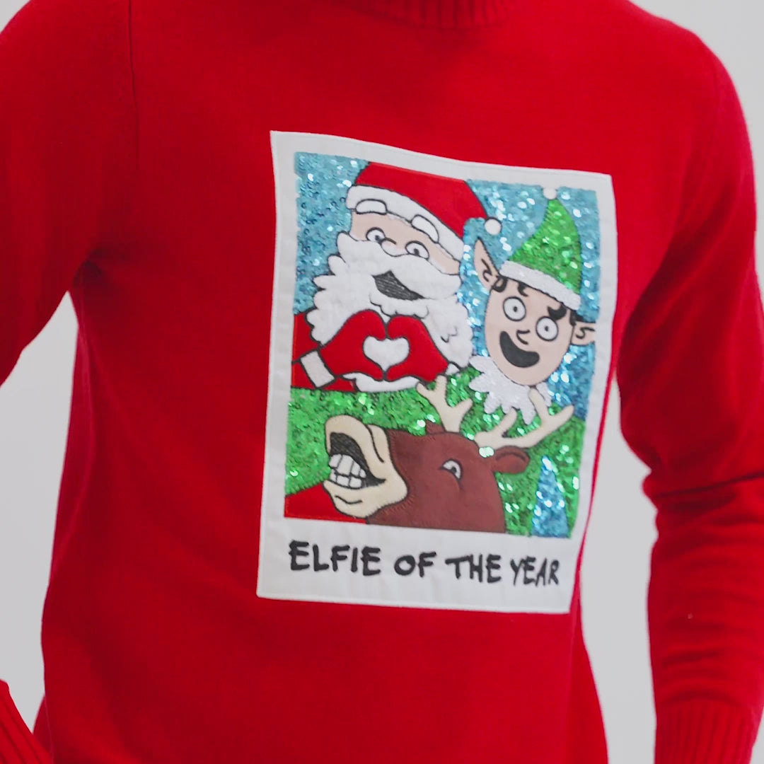 Men's Elfie Christmas Sweater
