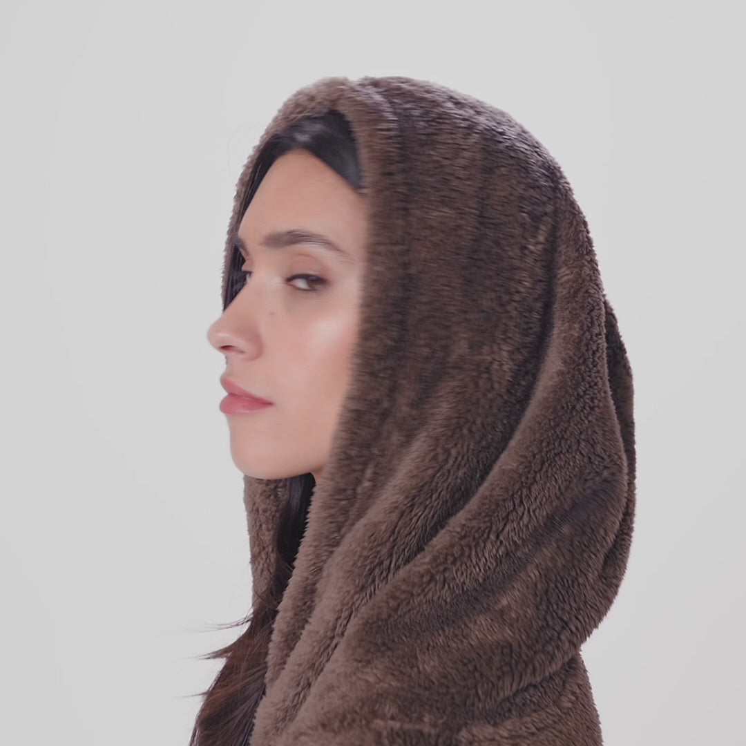 Brown Teddy HappyHoodie