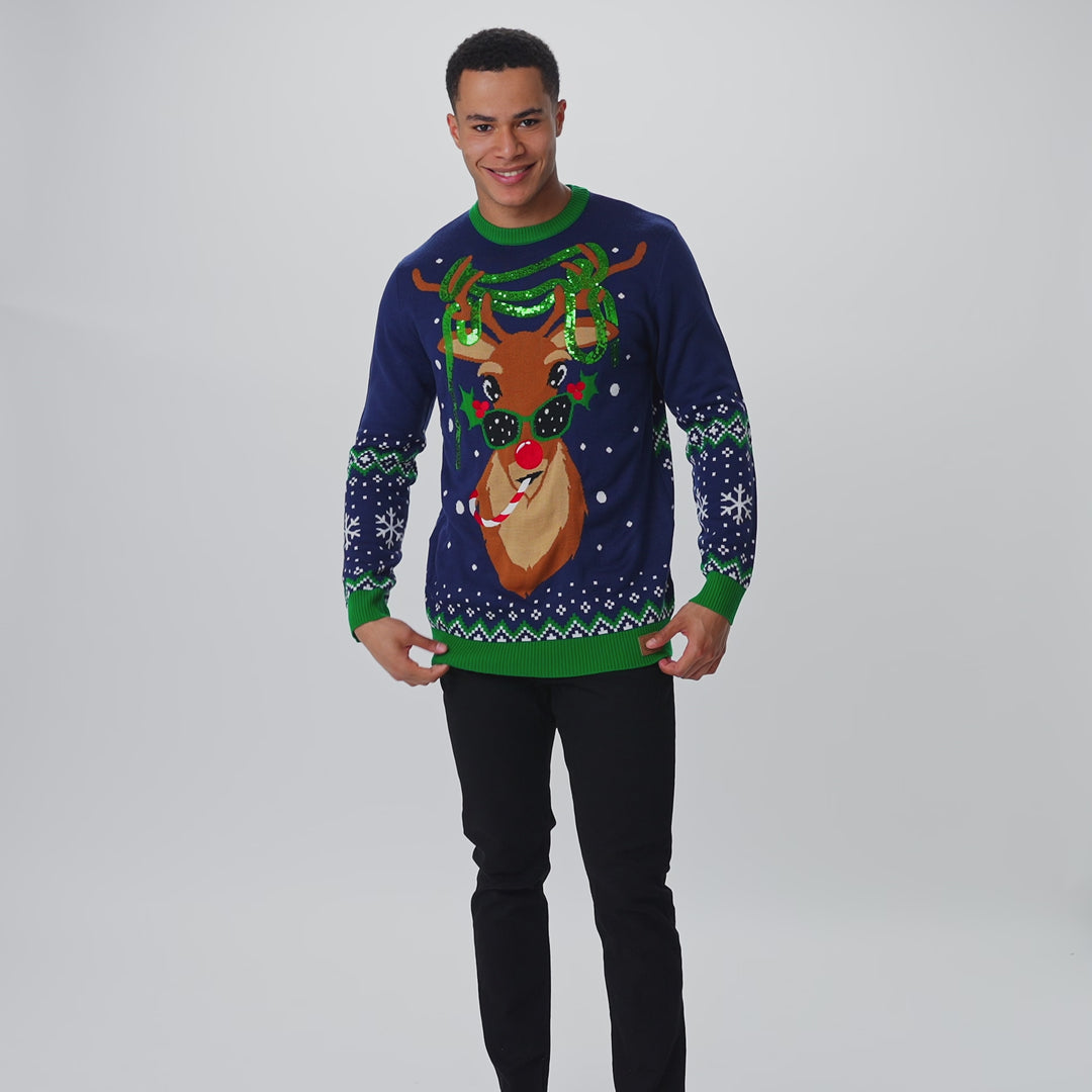 Men's Rudolph Christmas Sweater