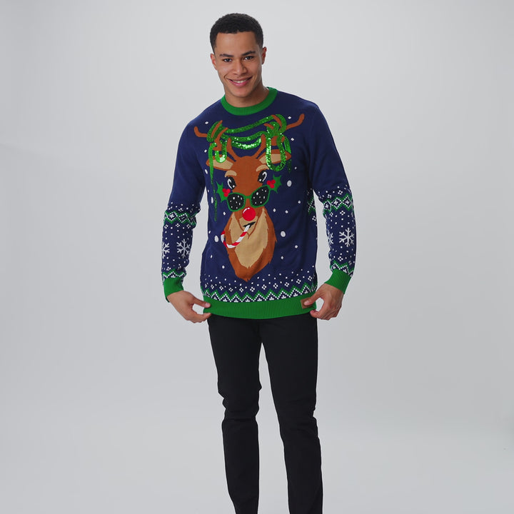 Men's Rudolph Christmas Sweater