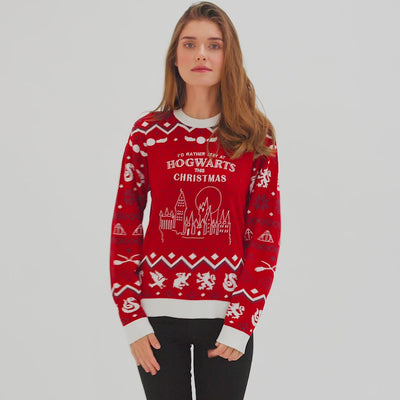 Women's Hogwarts Christmas Sweater