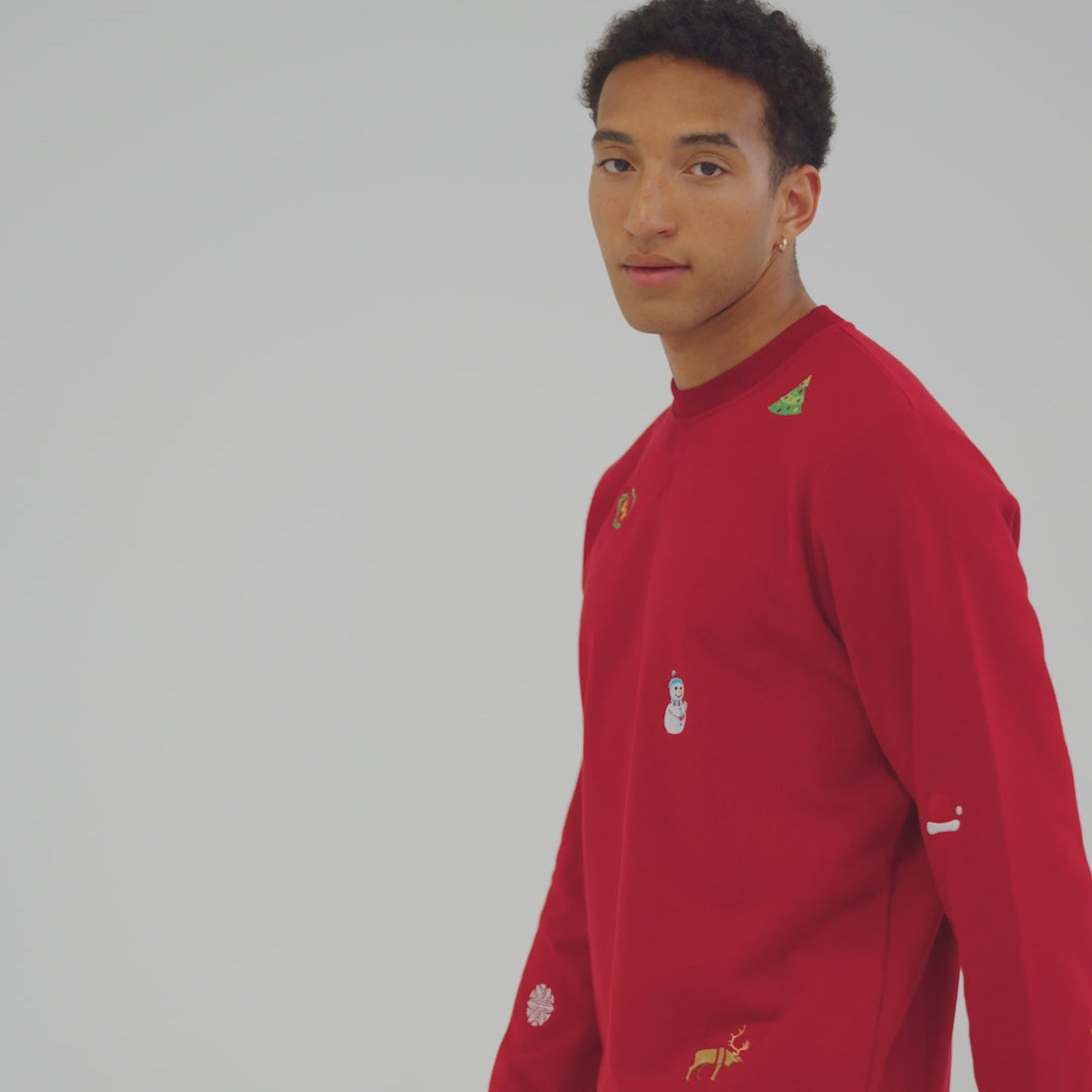 Men's Red Christmas Sweatshirt