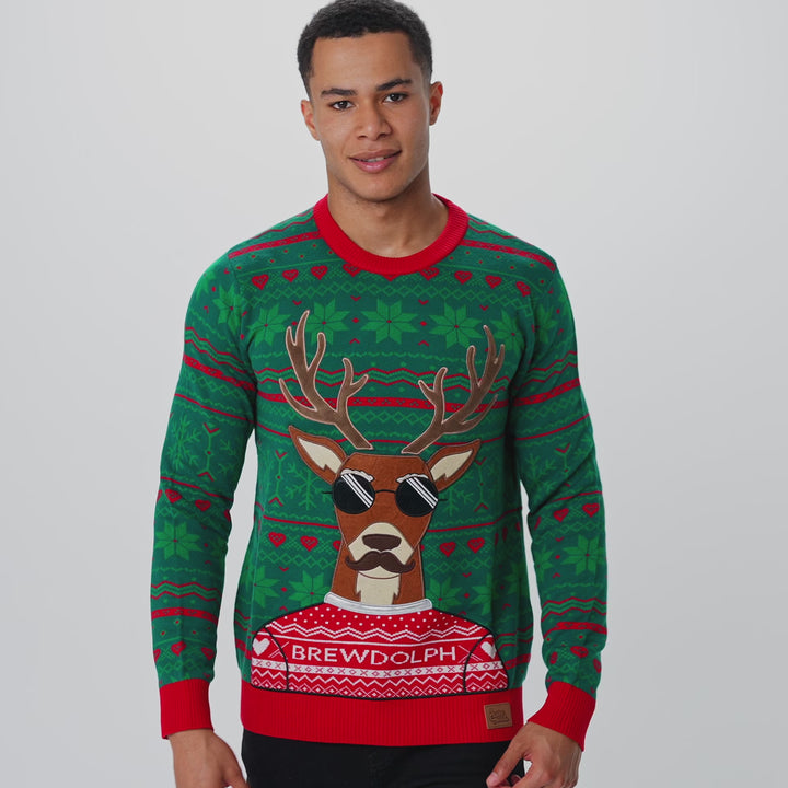 Men's Brewdolph Christmas Sweater