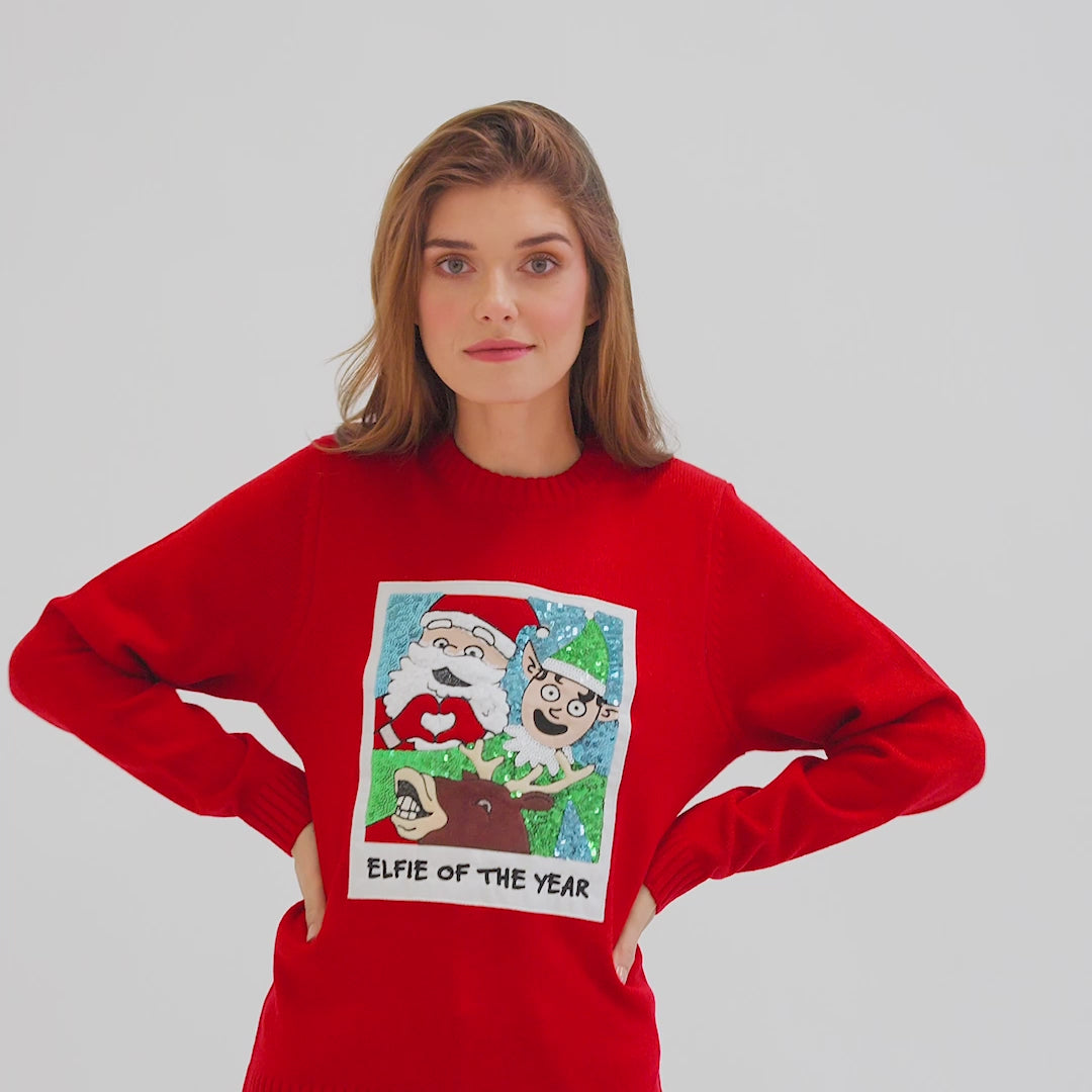 Women's Elfie Christmas Sweater