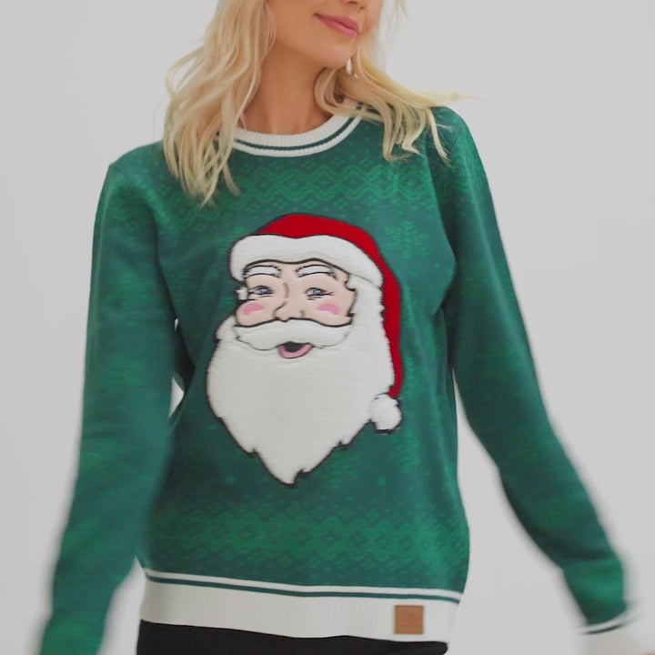 Women's Santa Christmas Sweater