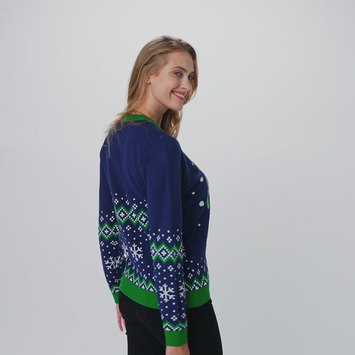 Women's Rudolph Christmas Sweater