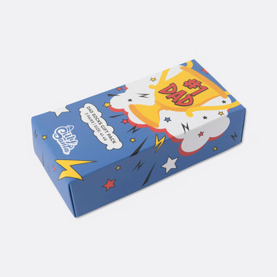 #1 Dad Socks Gift Box (3-pack)