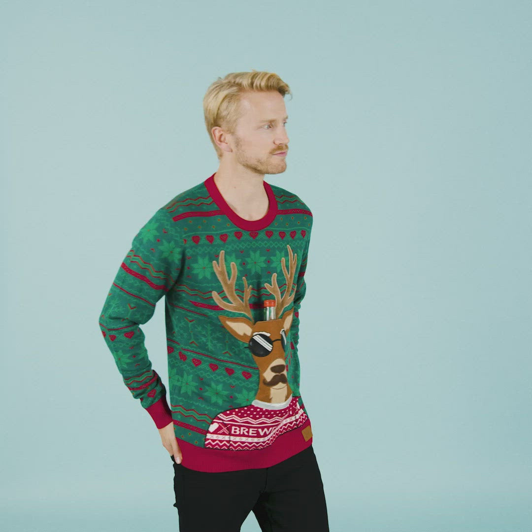 Men's Brewdolph Christmas Sweater