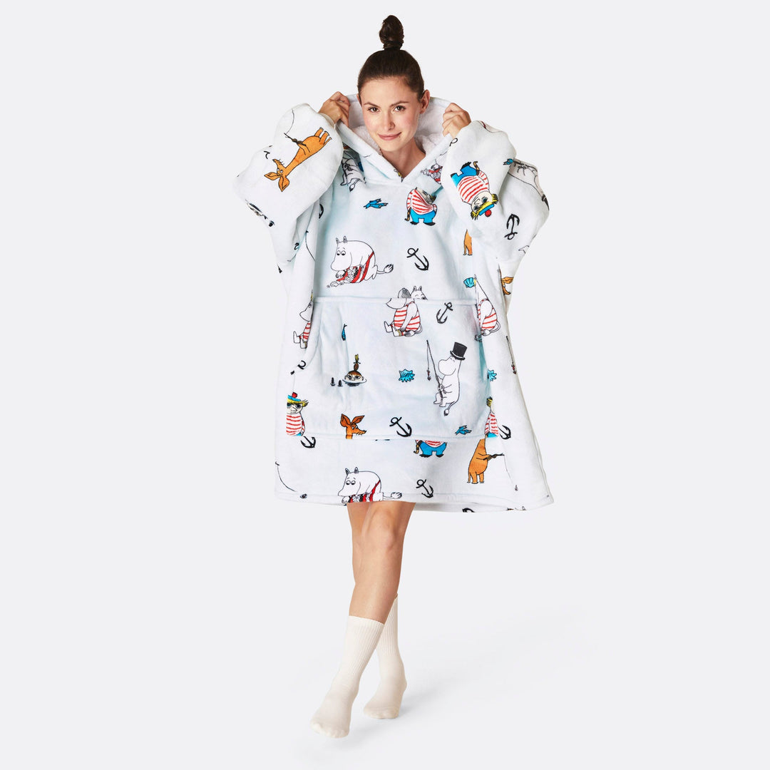 Blue Moomin HappyHoodie