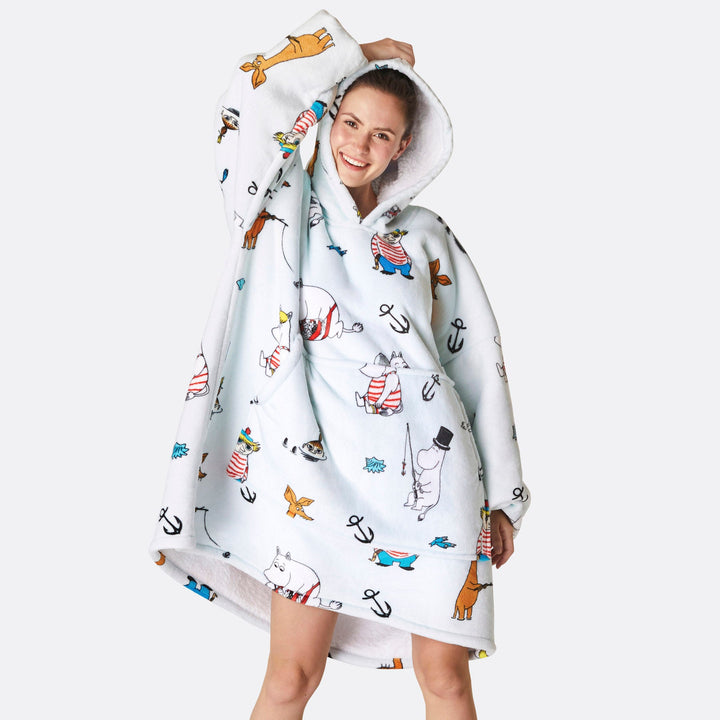 Blue Moomin HappyHoodie