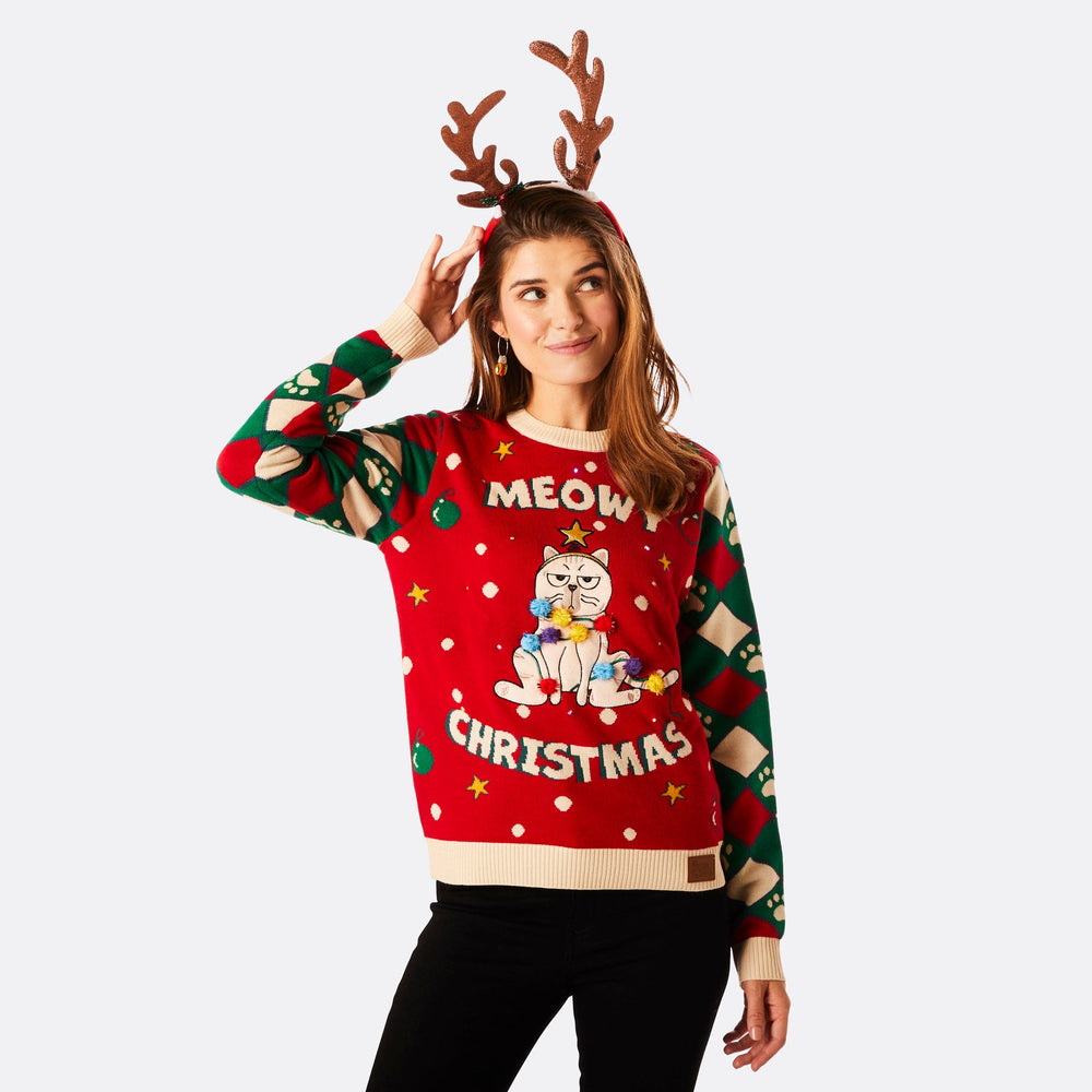 Women's Meowy Christmas Christmas Sweater