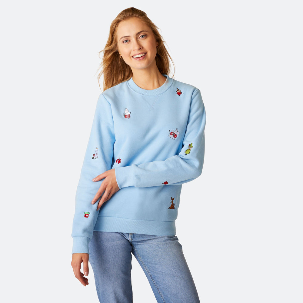 Women's Moomin Blue Christmas Sweatshirt