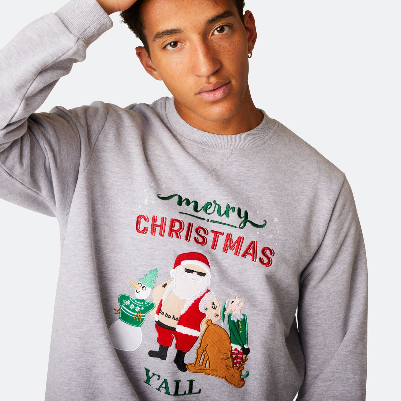 Men's Merry Christmas Y'all Christmas Sweatshirt