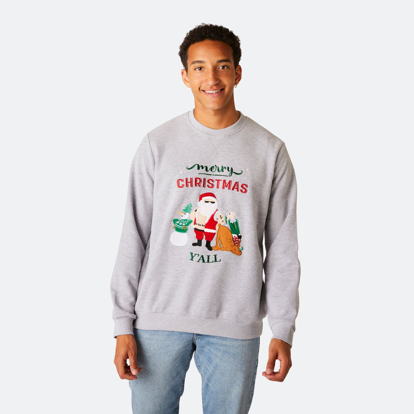 Men's Merry Christmas Y'all Christmas Sweatshirt