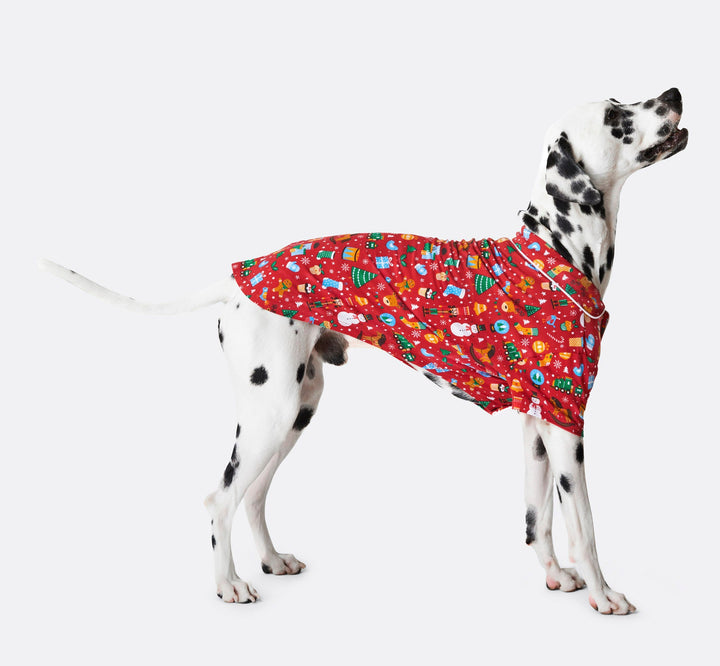 Christmas Dream Red Christmas Pyjamas for Dogs