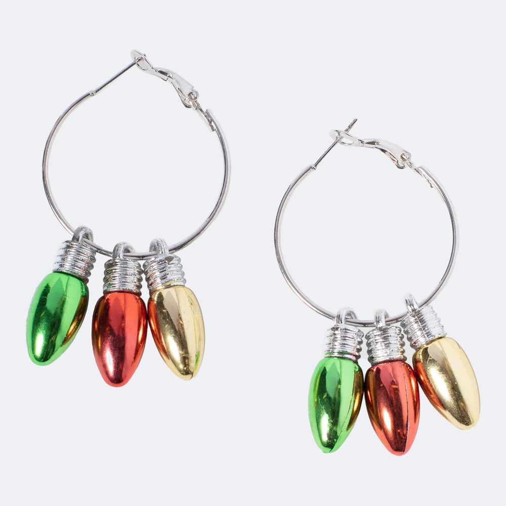 Christmas Light Earrings