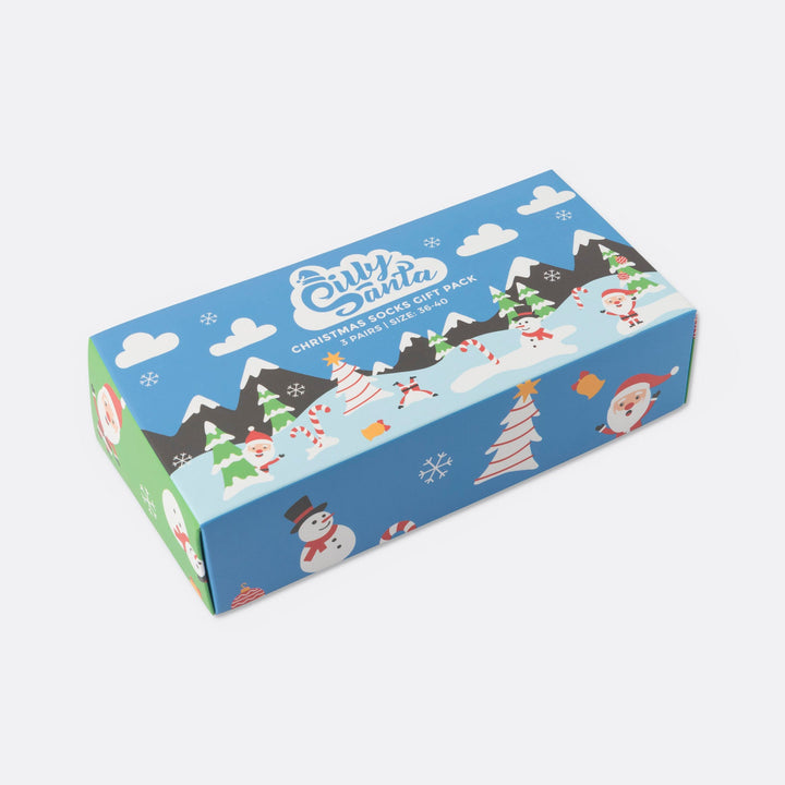 Christmas Socks Gift Box (3-pack)