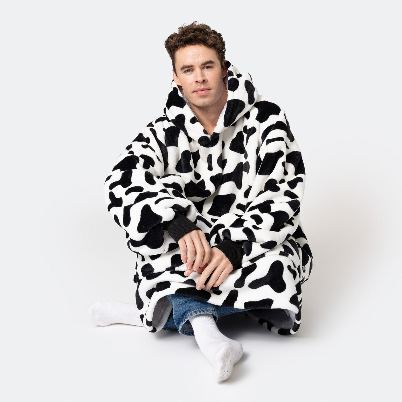 Cow Print HappyHoodie