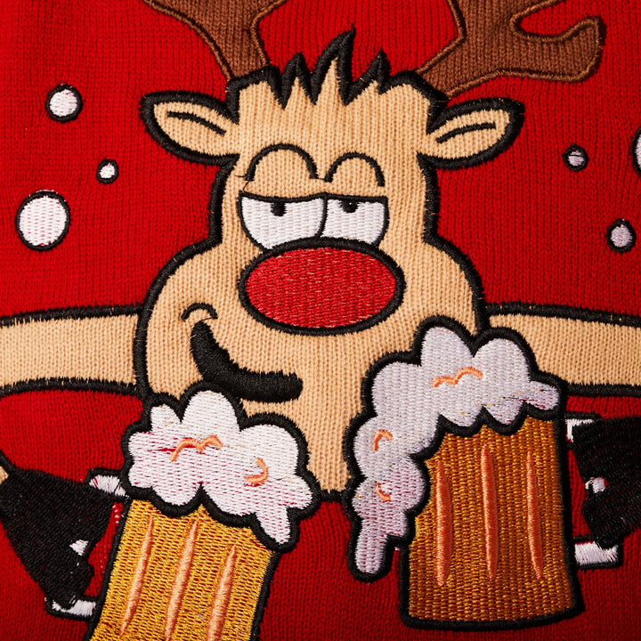 Men's Merry Drunk Christmas Sweater