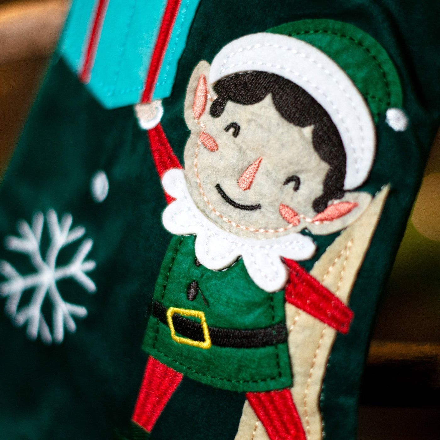 Elf Matching Family Christmas Stocking