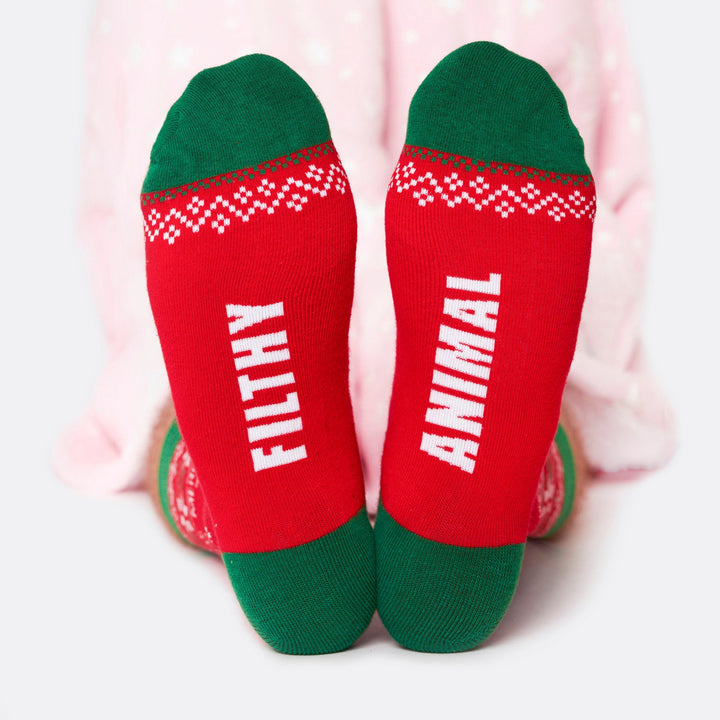 Filthy Animal Christmas Socks