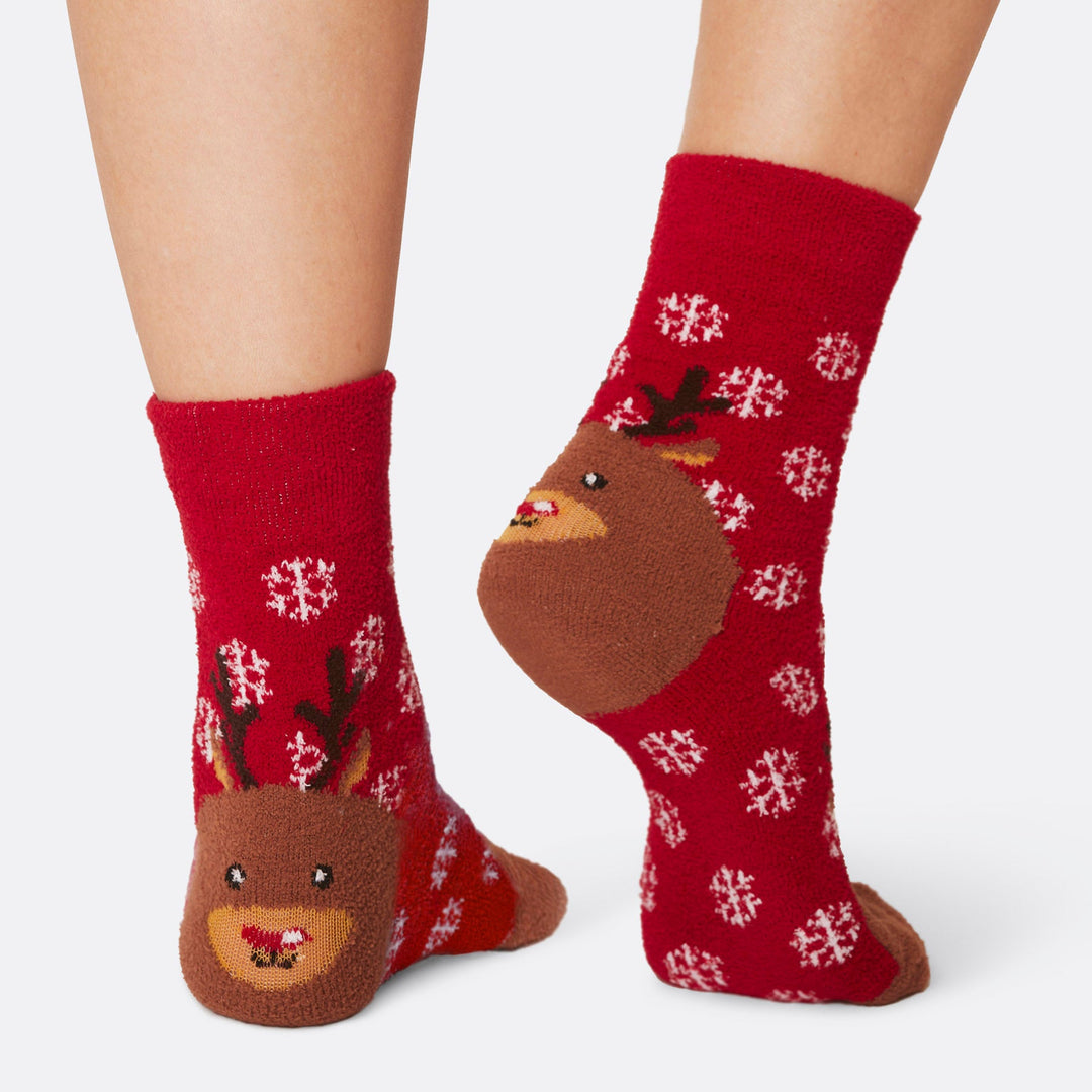 Fluffy Christmas Socks (3-pack)