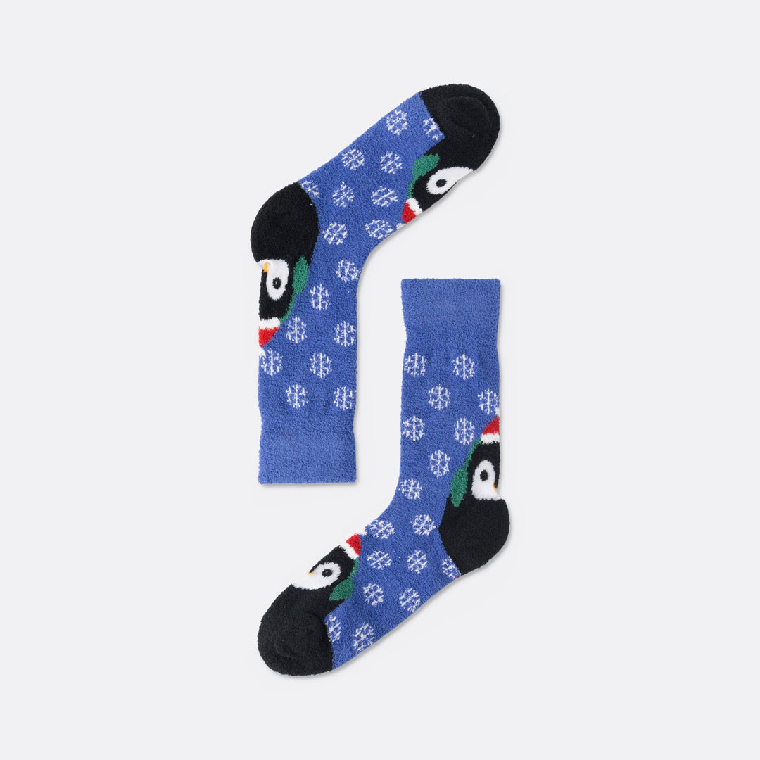 Fluffy Christmas Socks (3-pack)