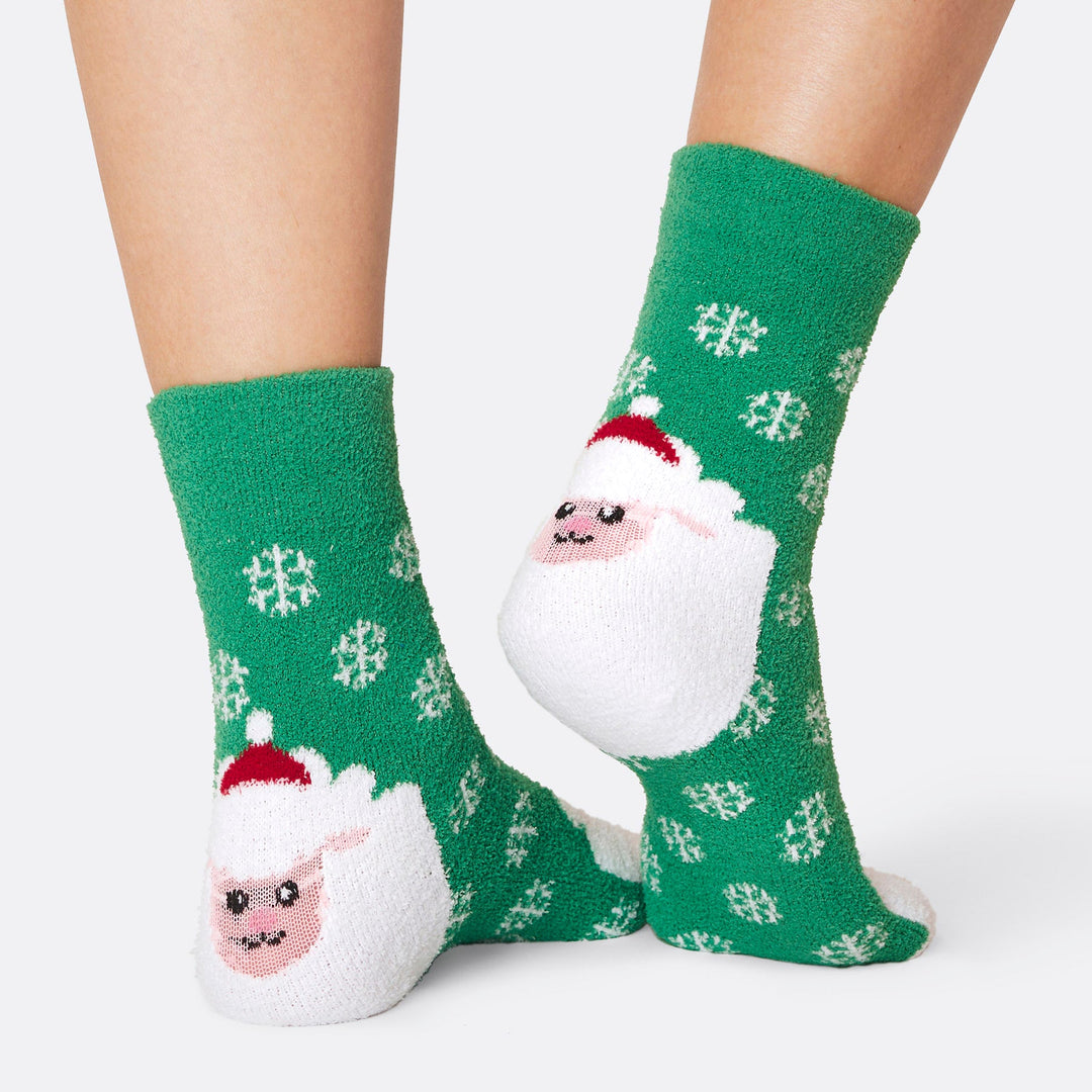 Fluffy Christmas Socks (3-pack)